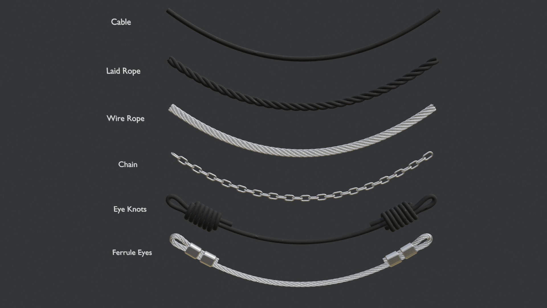 MechFlow cable shapes