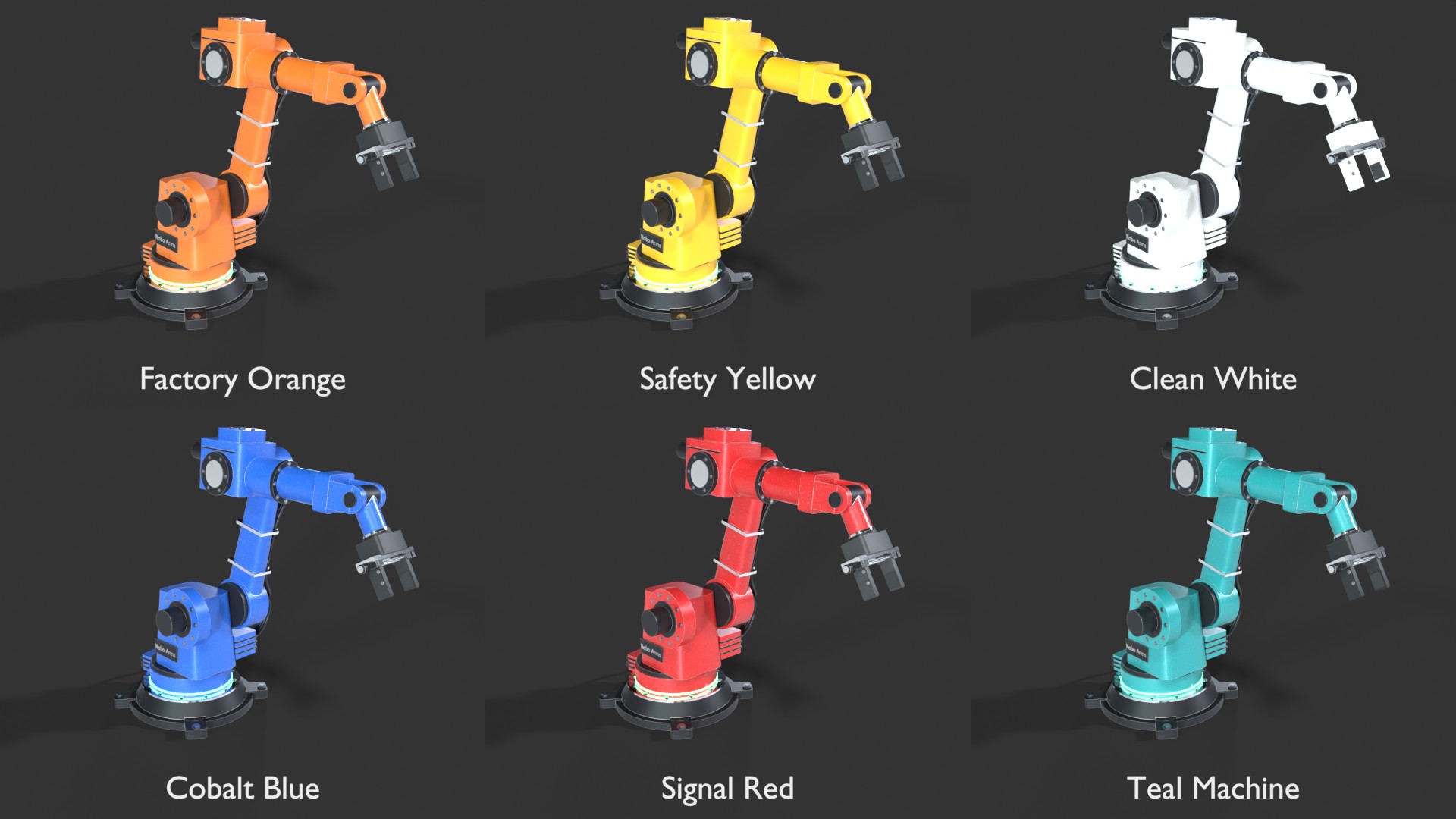Robo Arms colour presets